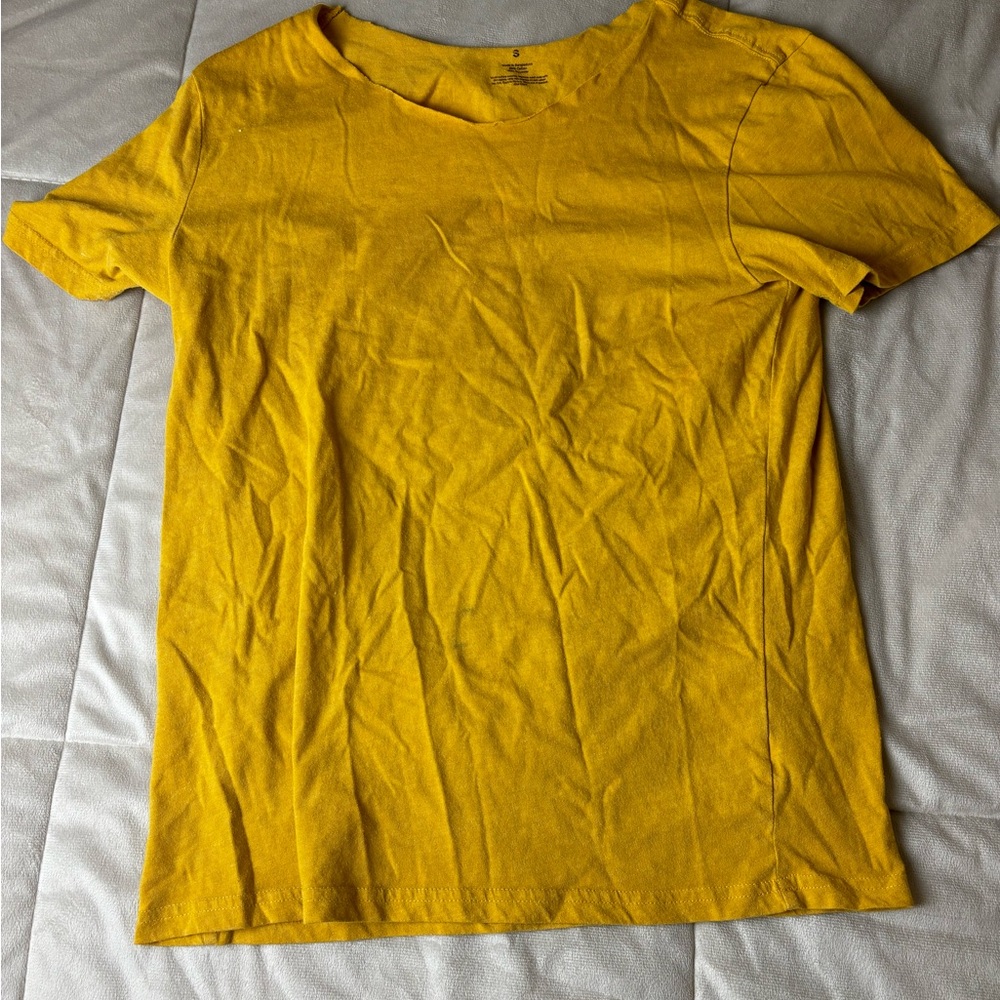 Yellow Short Sleeve Tee